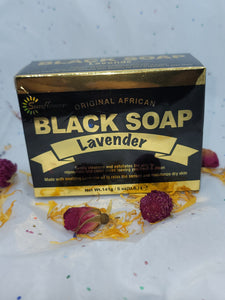 Black Soap with Lavender