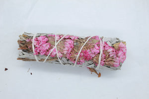 Pink Sinuata Smudge Stick