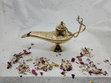 Brass Aladdin Lamp cone incense holder
