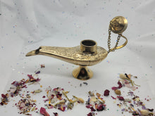Brass Aladdin Lamp cone incense holder