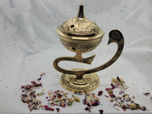 Brass Peacock incense holder